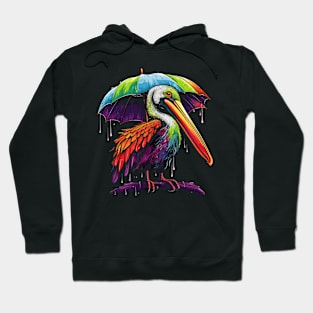 Pelican Rainy Day With Umbrella Hoodie